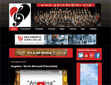 Tablet Screenshot of pasodobles.org